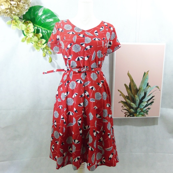 a line umbrella dress